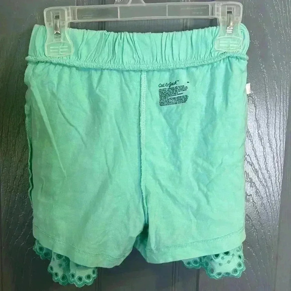 Cat & Jack, girl’s teal skirt with built in shorts. Size M - Picture 3 of 4